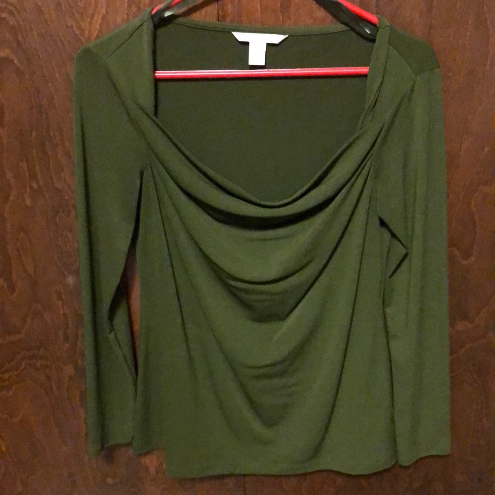 Dark green banana republic long sleeve shirt